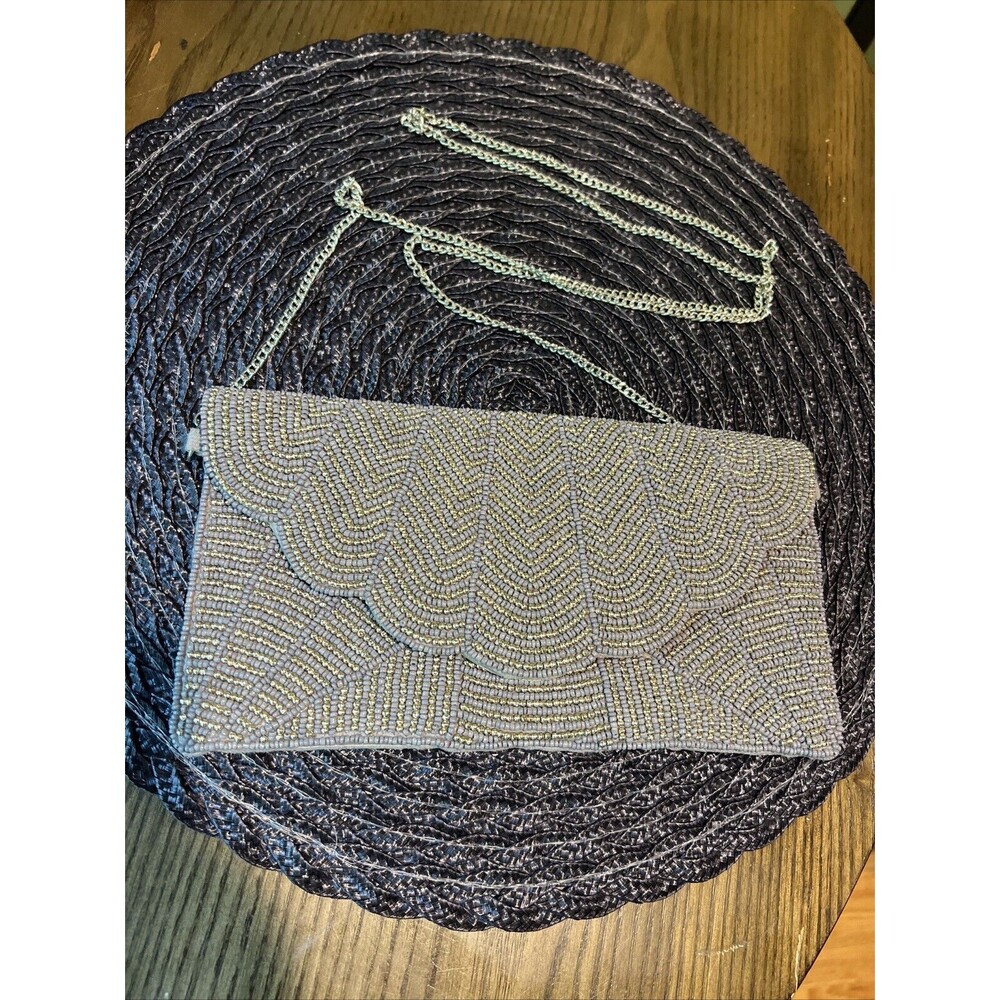 Lulus Beaded Clutch Bag Evening Purse elegant Lulus beaded clutch bag